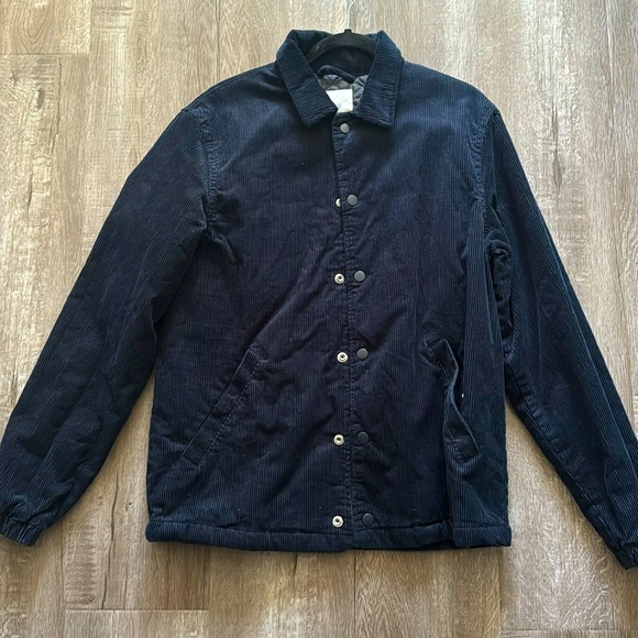 Navy Corduroy Jacket - Picture 1 of 2